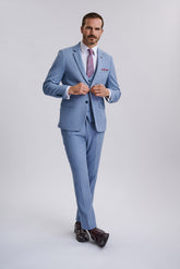 HM5 - Sky Blue Three Piece Suit